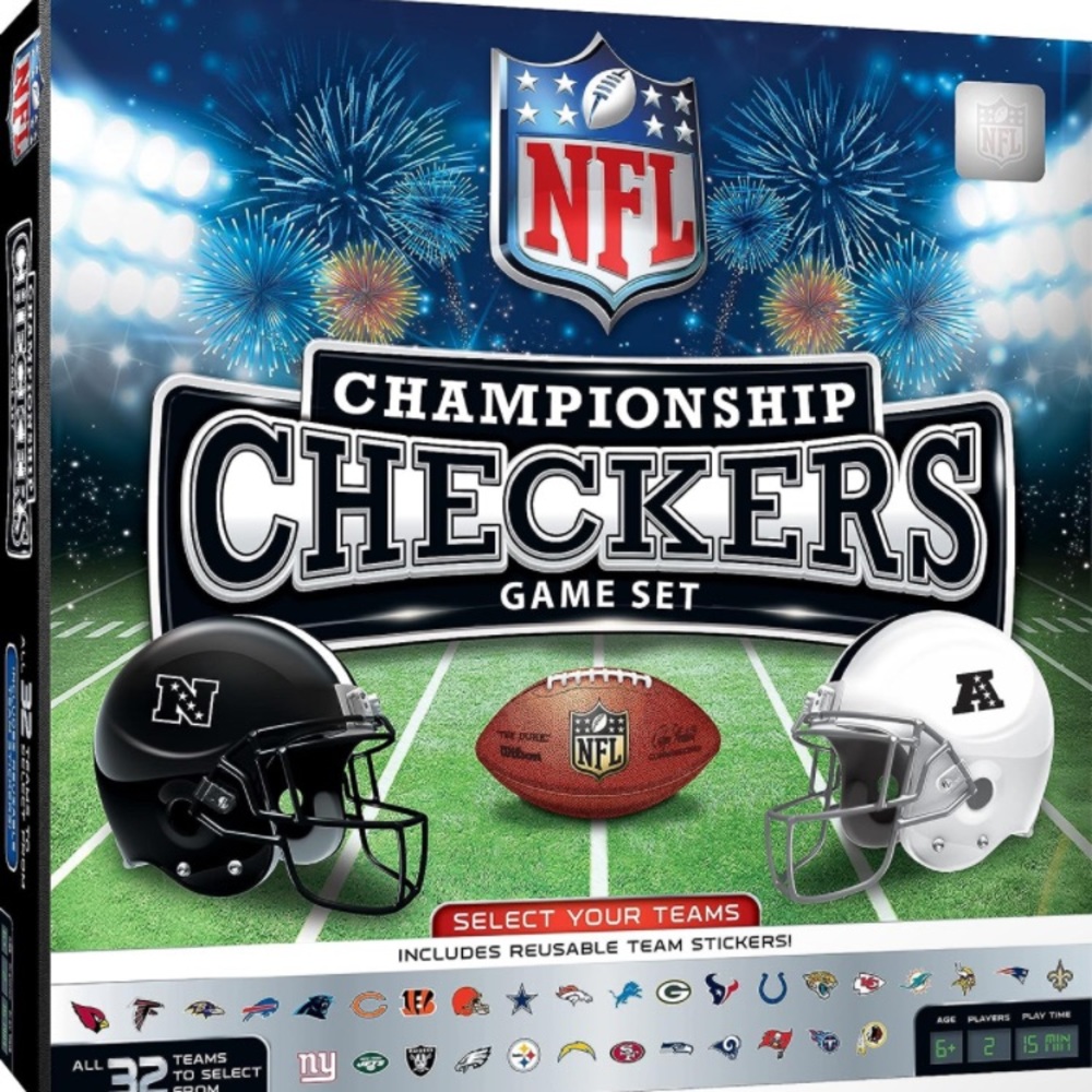 NFL Checkers - Add Your TEAMS - NIB